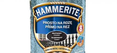 Hammerite czarny młotkowy 0.7l