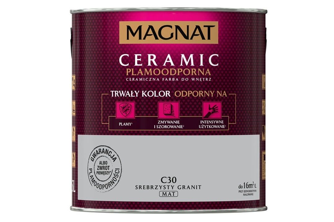 Magnat Ceramic 2,5L SREBRZYSTY GRANIT C30