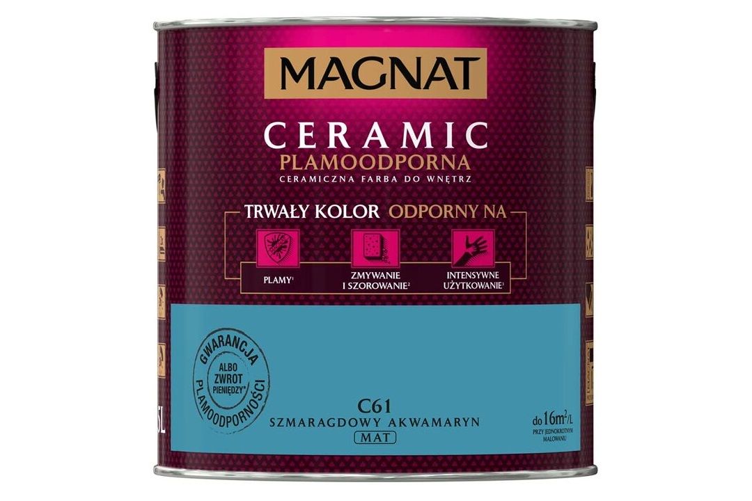 Magnat Ceramic 2,5L SZMARAGDOWY AKWAMARYN C61